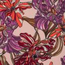 Viskose Jersey Stoff Flowers | Meterware